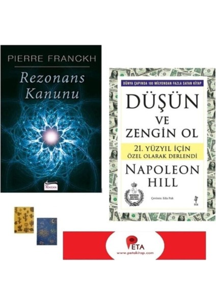 Rezonans Kanunu - Düşün ve Zengin Ol ( 2 Not Defteri - Ayraç Hediye)