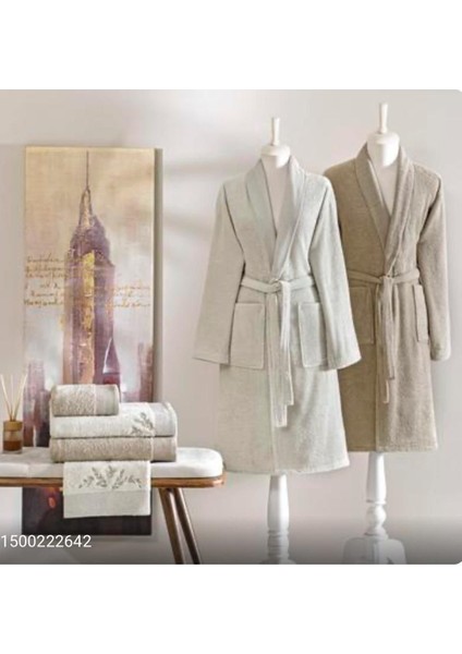 Iris Pure Cotton Pamuk Aile Seti Taş Vizon