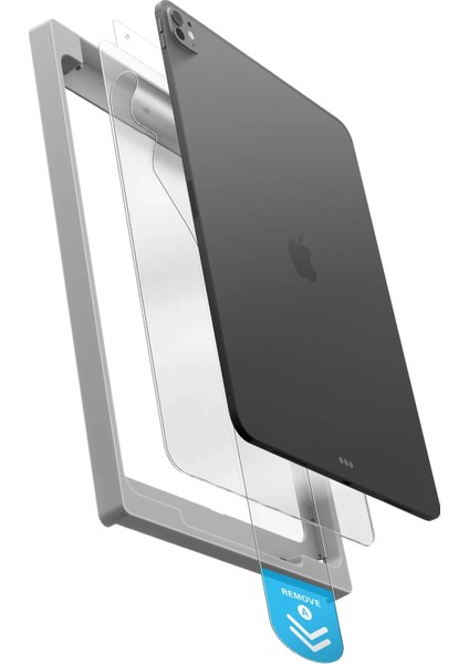 Ipad Air 7. Nesil M3 ve 6. Nesil M2 11 Inç Ekran Koruyucu Temperli Cam Optix Exofit Kolay Kurulum modelleri