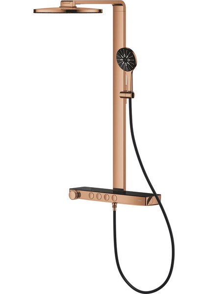 Rainshower Aqua Pure Duvara Monte Termostatik Bataryalı Duş Sistemi Warm Sunset – 100964DA00 fırsatları