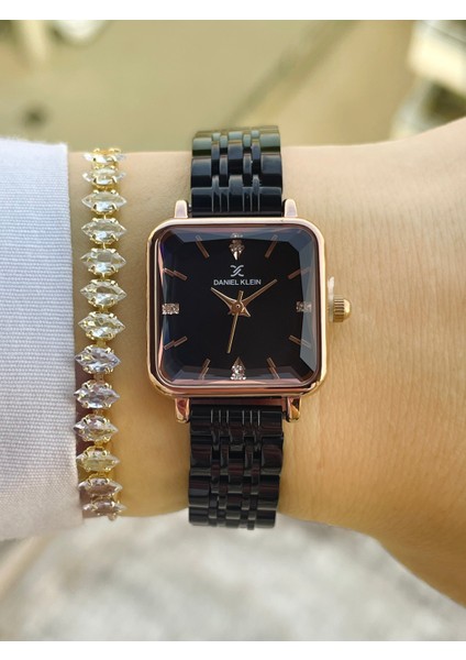 Vintage Siyah Renk Kadın Kol Saati ve Bileklik fiyatları