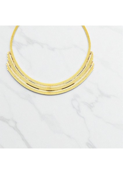 14 Ayar Altın Tasarım Gerdanlık - 0198190 fiyatları