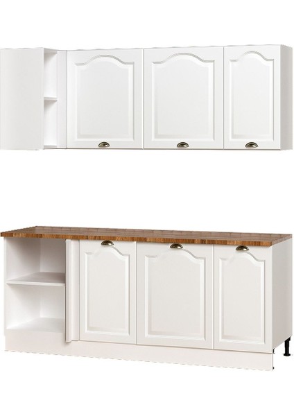 200 cm %100 Mdf Greena White Köşe Modülü modelleri