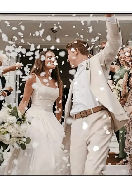 Saçar Yapay Gül Konfeti Gelin Konfetisi Gül Yaprağı 500 Lü