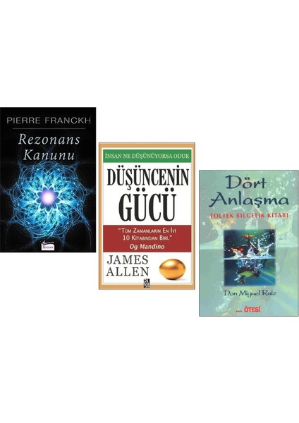 Rezonans Kanunu& Düşüncenin Gücü& Dört Anlaşma