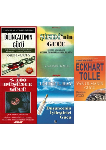 Şimdi'nin Gücü - Var Olmanın Gücü - Düşüncenin Iyilestirici Gücü - Bilinçaltının Gücü - Düşünce Gücü