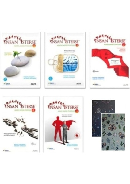 Mümin Sekman Insan Isterse Azmin Zaferi Öyküleri 1-2-3-4-5 Kitap -2 Not Defteri Hediye fiyatları