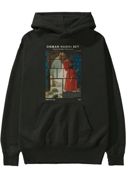 Osman Hamdi Bey Ön Baskılı Hoodie Oversize Kapüşonlu Sweatshirt Erkek Kadın fiyatları