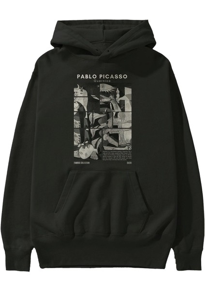 Pablo Picasso Guernica Ön Baskılı Hoodie Oversize Kapüşonlu Sweatshirt Erkek Kadın fiyatları