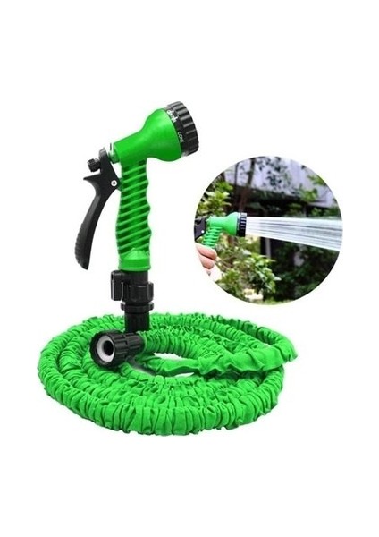 Çok Fonksiyonlu Yeşil Bahçe Hortumu – 7 Ayarlı Sulama Modu, 2,5m-7,5m Uzunluk fırsatları