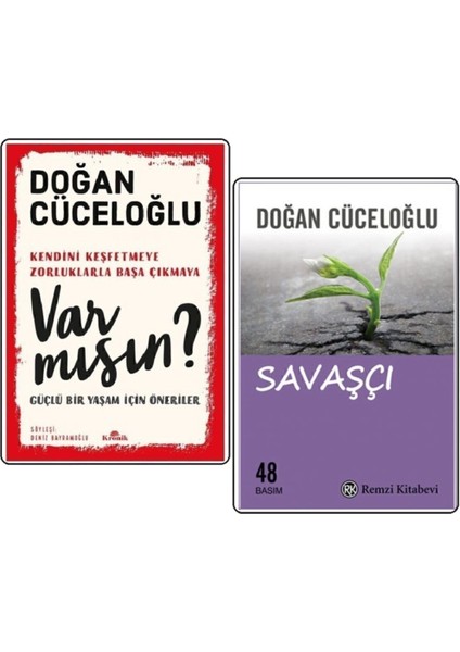 Kronik Var Mısın & Savaşçı - Doğan Çüceloğlu 2'li Set Ciltsiz 300 Sayfa Kitap