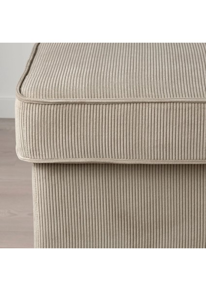 Strandmon Puf Bej 60 x 40 x 44 cm Rahat Ayak Uzatma Desteği fırsatları