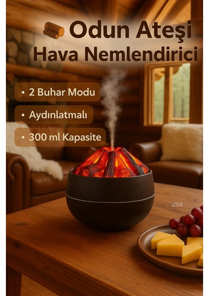 Odun Ateşi Hava Nemlendirici