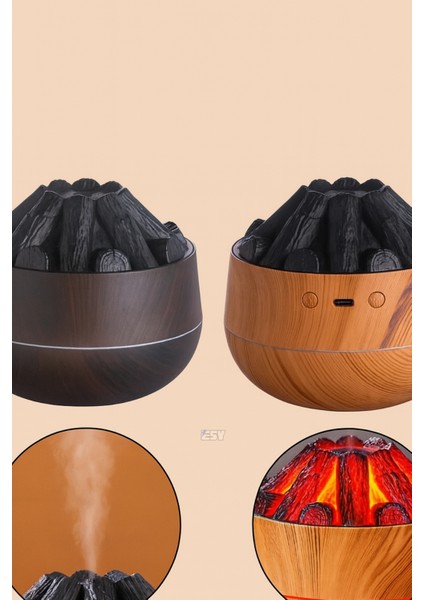 Odun Ateşi Hava Nemlendirici