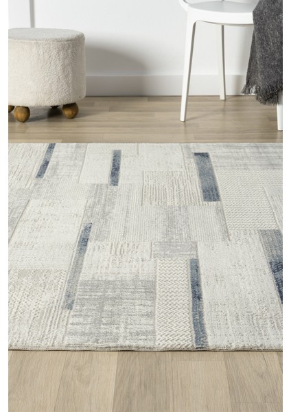 Dream Gri Mavi Halı Modern Dokuma Halı Salon Oturma Odası Yatak Odası Halısı 13845A indirimleri