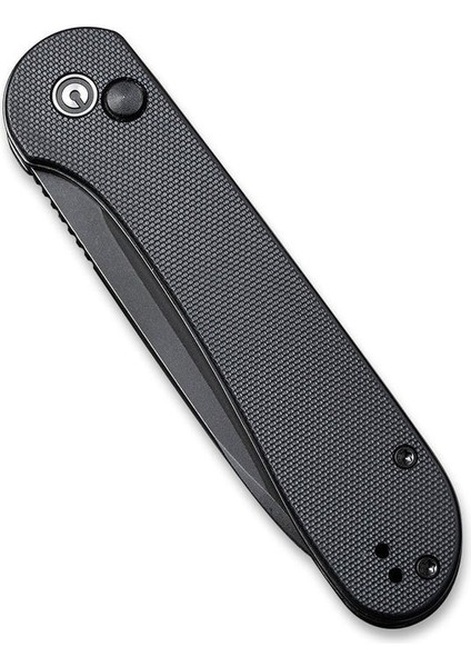 Button Lock Elementum Pocket Knife Black G10 Handle Çakı indirimleri