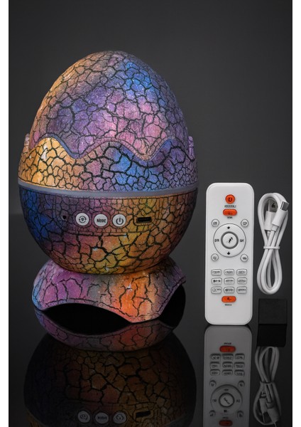 Yaratıcı Dinozor Yumurtası LED Yıldız Galaxy Projektör Gece Lambası Yıldız Işığı Hoparlör fiyatları