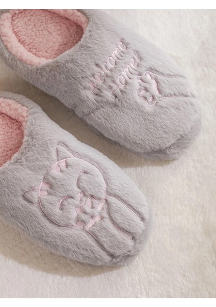 Lcw Steps Sincap Nakışlı Kadın Ev Terliği (W5) modelleri