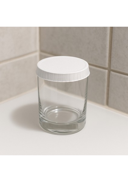 Kağıt Bardak Kapağı Beyaz 80 mm 50 Adet