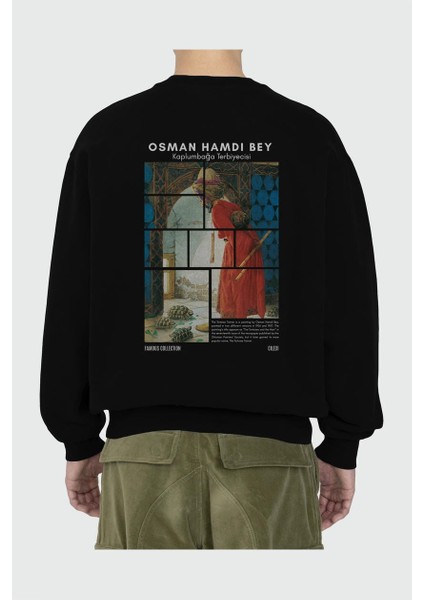 Osman Hamdi Bey Arka Baskılı Oversize Sweatshirt Erkek Kadın Unisex fiyatları
