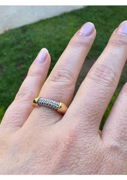 Özel Seri Çift Renkli Taşlı Yüzük indirimleri