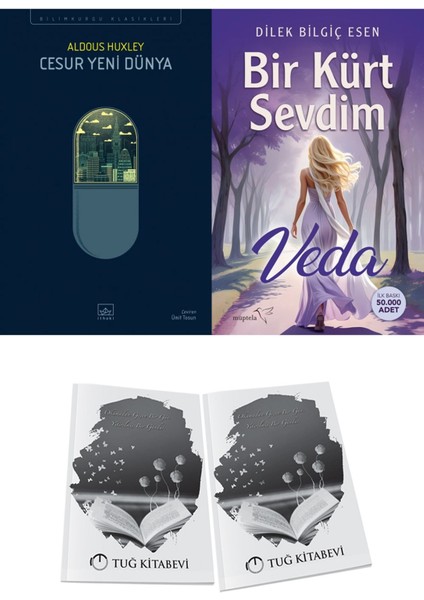 Cesur Yeni Dünya ve Bir Kürt Sevdim Veda 2li Set + Hediyeli