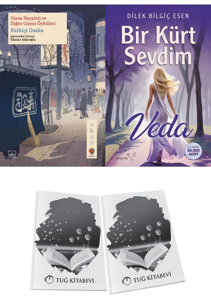 Ginza Hayaleti ve Diğer Öyküler ve Bir Kürt Sevdim Veda 2li Set + Hediyeli