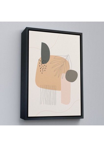 Beyaz Çerçeveli Iskandinav Soyut Tablo fırsatları