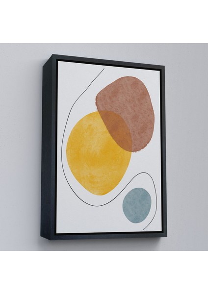 Altın Çerçeveli Dairesel Soyut Tablo fiyatları