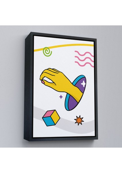 Altın Çerçeveli Pop Art Yunan Heykeli Tablosu fiyatları