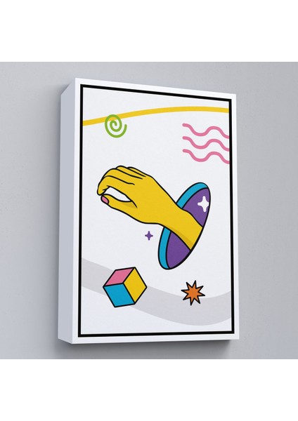 Altın Çerçeveli Pop Art Yunan Heykeli Tablosu modelleri