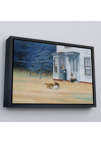 Altın Çerçeveli Edward Hopper - Cape Cod Akşamı Tablo fiyatları