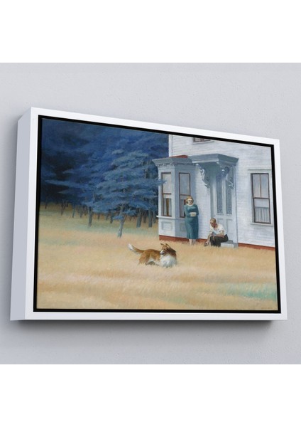 Altın Çerçeveli Edward Hopper - Cape Cod Akşamı Tablo modelleri