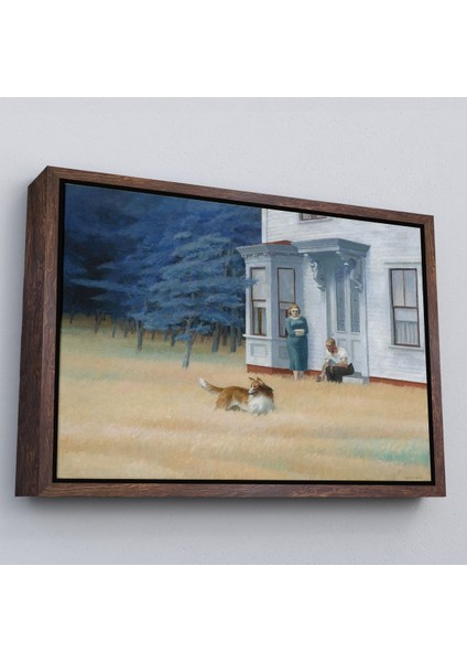 Altın Çerçeveli Edward Hopper - Cape Cod Akşamı Tablo fırsatları