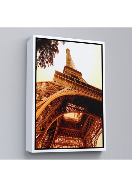 Siyah Çerçeveli Paris Eyfel Kulesi Duvar Tablosu fiyatları