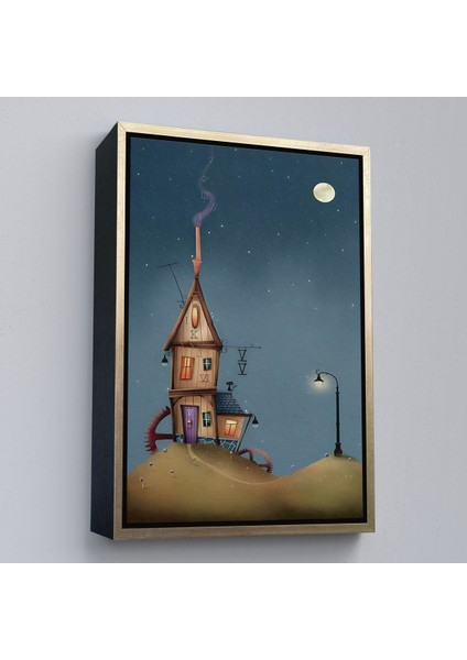 Kahverengi Çerçeveli Güzel Ev Dekoratif Duvar Tablosu fiyatları