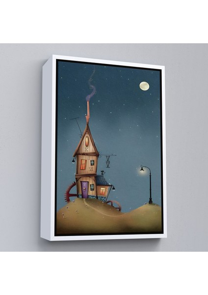 Kahverengi Çerçeveli Güzel Ev Dekoratif Duvar Tablosu fırsatları