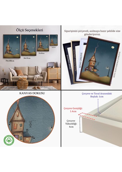 Kahverengi Çerçeveli Güzel Ev Dekoratif Duvar Tablosu indirimleri