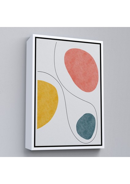 Altın Çerçeveli Dairesel Soyut Tablo modelleri