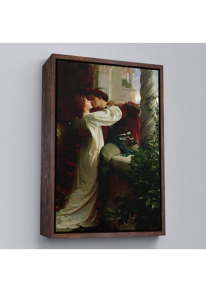 Altın Çerçeveli Romeo ve Juliet Dekoratif Duvar Tablosu fırsatları