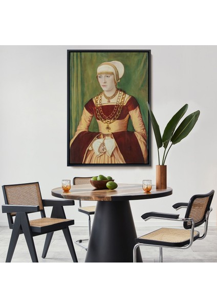 Beyaz Çerçeveli Barthel Beham'in Ursula Rudolph'un Tablosu