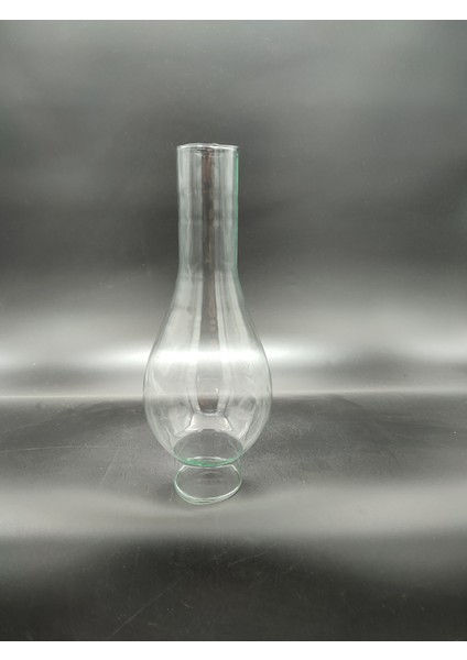 (15.numara) Büyük Gaz Lambası Camı.tam Şeffaf Renkte (Yuva ÇAPI:5.00CM-H:23.50CM)