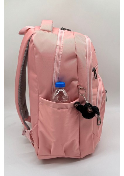 1710 Suya Dayanıklı Okul Sırt Çantası Unisex Günlük Okul Çantası Pudra indirimleri