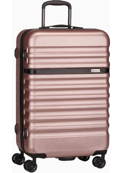 Bugattı Trolley Corium Sert Kapaklı M Bavul, 4 Tekerlekli, Dayanıklı Polikarbonat Malzeme