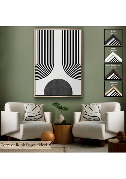 Siyah Çerçeveli Çocuk Odası Sevimli Yavru Ayı Tablosu