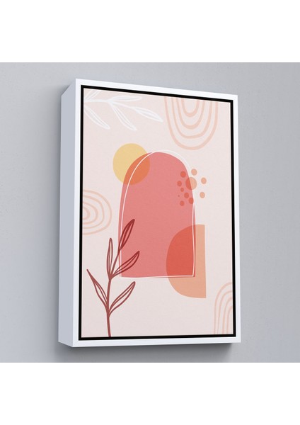 Siyah Çerçeveli Iskandinav Soyut Tablo fiyatları