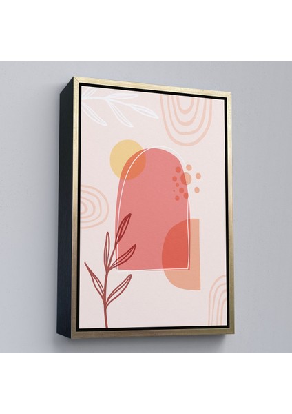 Siyah Çerçeveli Iskandinav Soyut Tablo fırsatları