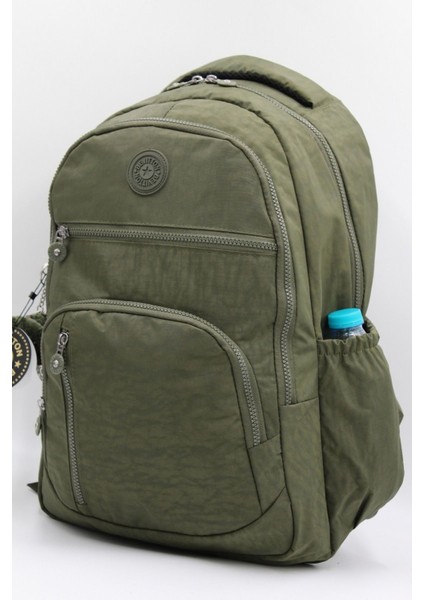 1710 Suya Dayanıklı Okul Sırt Çantası Unisex Günlük Okul Çantası Haki indirimleri