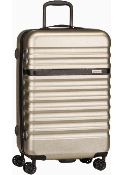 Bugattı Trolley Corium Sert Kapaklı M Bavul, 4 Tekerlekli, Dayanıklı Polikarbonat Malzeme