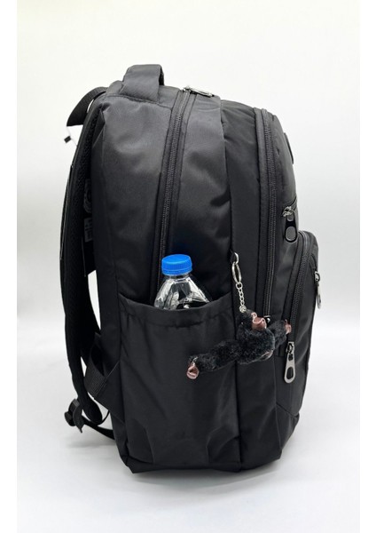 1710 Suya Dayanıklı Okul Sırt Çantası Unisex Günlük Okul Çantası Siyah fırsatları